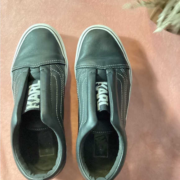 Vans Black Slip-On Sneakers - Picture 1 of 3